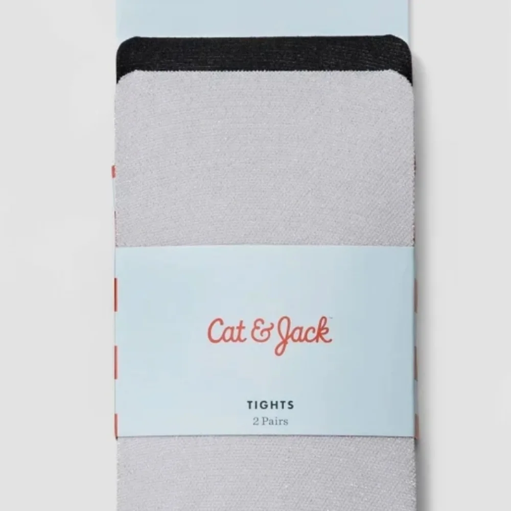 🆕️ Cat & Jack Tights 2 Pairs Size 7-10